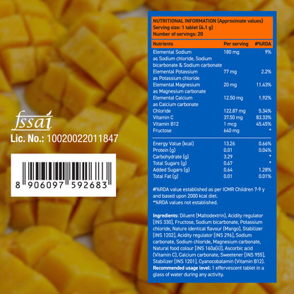 Fast&Up Reload - Low Sugar Instant Hydration Drink - Mango