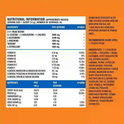 Fast&Up BCAA Advanced - Orange