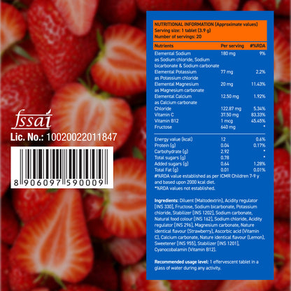 Fast&Up Reload Low Sugar Instant Hydration Drink - Berry