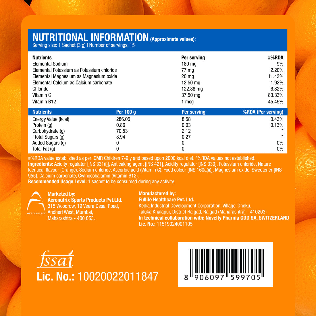 Fast&Up Reload Stick - Orange