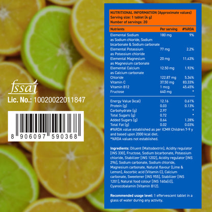 Fast&Up Reload - Low Sugar Instant Hydration Drink - Lemon