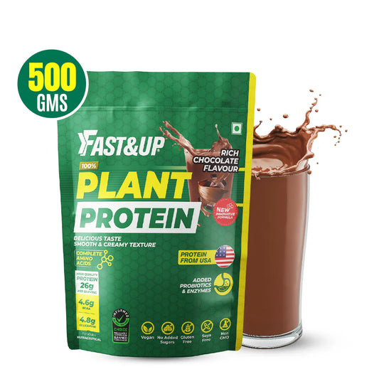 Fast&Up Plant Protein - Rich Chocolate – 500gms