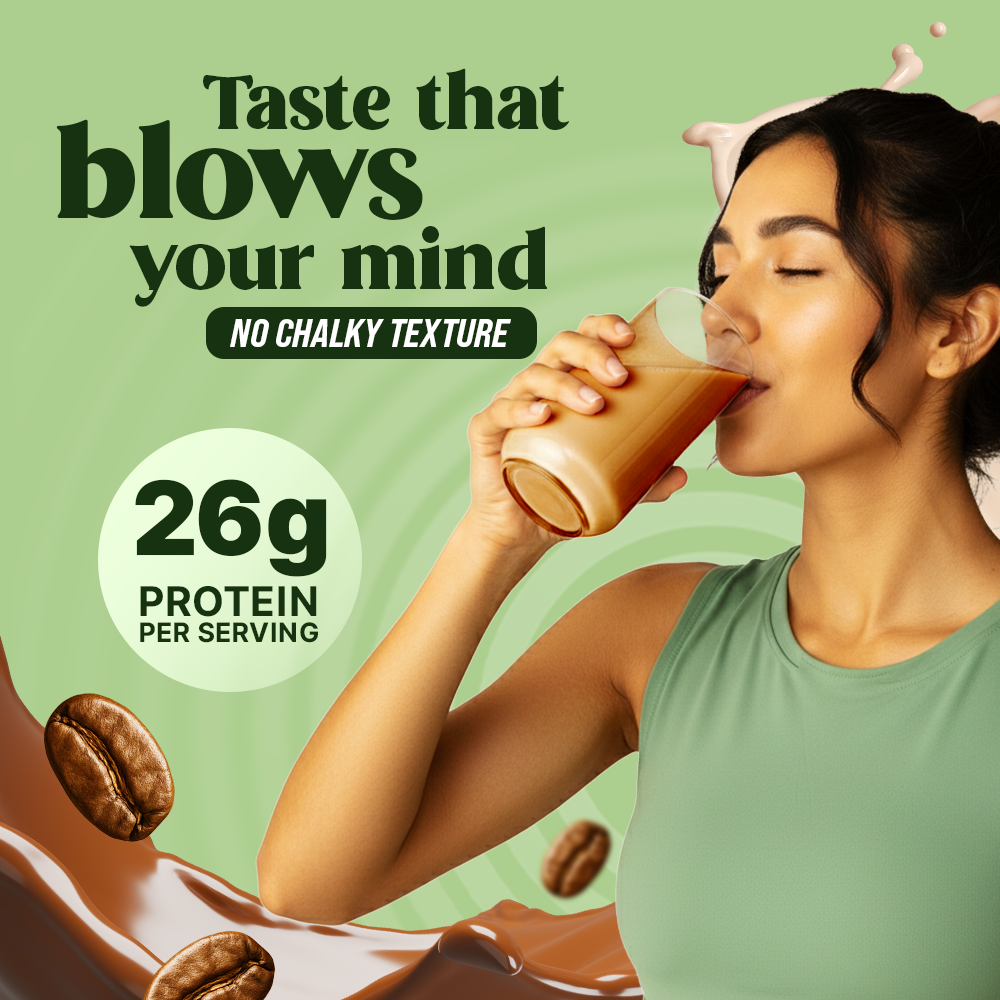 Fast&Up Plant Protein - Cappuccino - 1kg (Pack of 2)