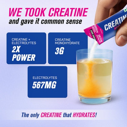 Fast&Up Creatine + Electrolytes - 2x Power - Orange Flavour