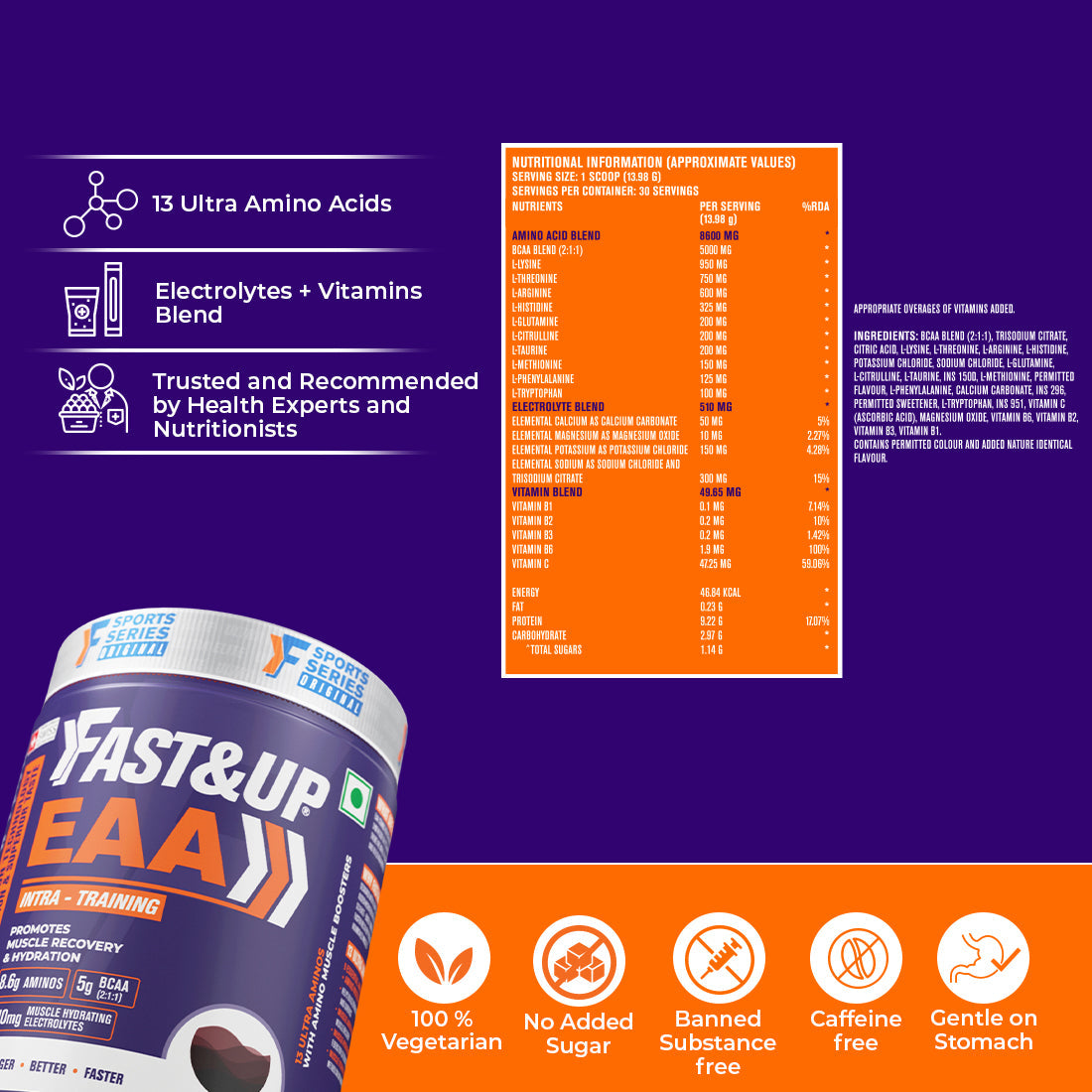 Fast&Up Essential Amino Acids - Fizzy Cola