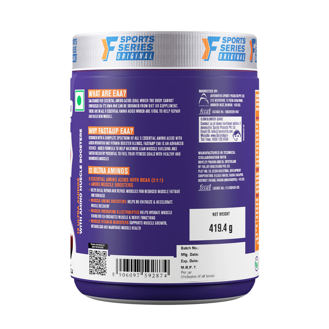 Fast&Up Essential Amino Acids - Fizzy Cola