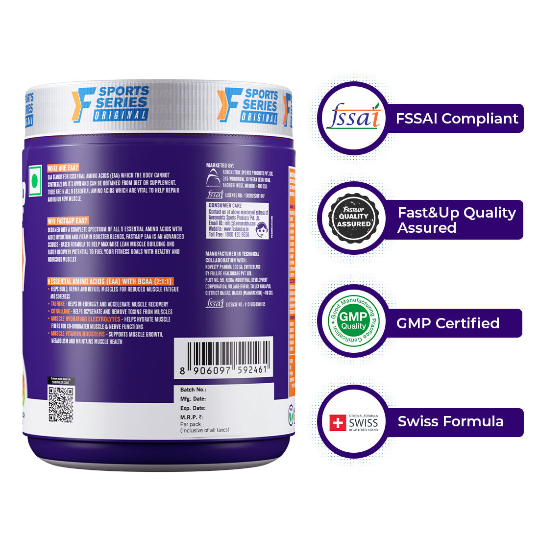 Fast&Up Essential Amino Acids - Watermelon Splash