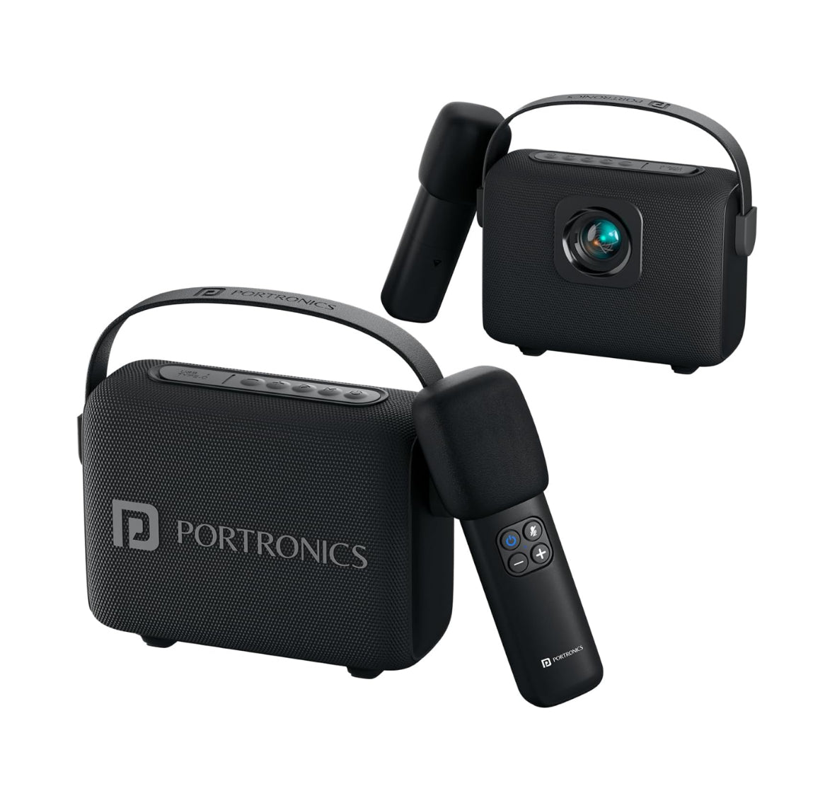 Portonics Resonate 2
14W Bluetooth Speaker | Upto 5 Hour Playtime | LED Projection Light | Type C Fast Charging