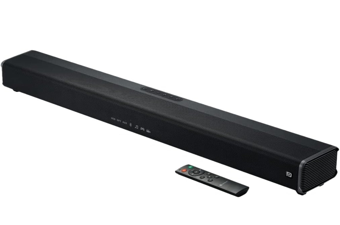 Portonics Sound Slick IV
120W Speaker | LED Display | 3 EQ Modes | Sleek Remote Control