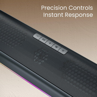 Portonics                                      Zuno- Deep Bass| Bluetooth Version 5.3 | Multiple EQ Mode | Sleek Remote Control