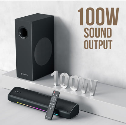 Portonics                                      Zuno- Deep Bass| Bluetooth Version 5.3 | Multiple EQ Mode | Sleek Remote Control