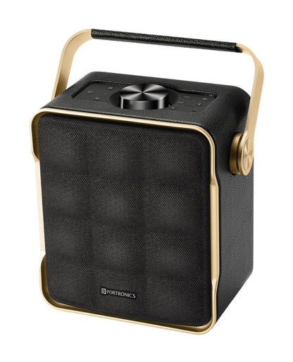Portonics Harmony II
60W HD Sound | Bass Boost Technology | Up to 6 Hours Playback | Type C Charging | Gold