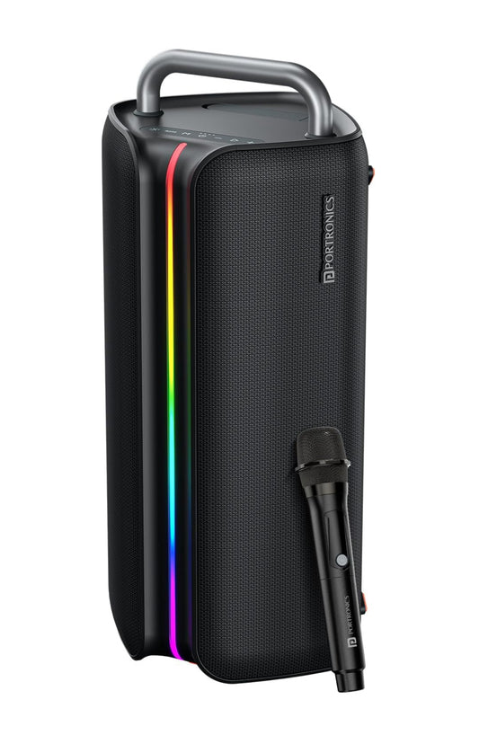 Portonics Nebula X
Wireless Karaoke Mic | Upto 6 Hours Playtime | Bass Boost Technology | Type C Fast Charging | 150w Sound Output