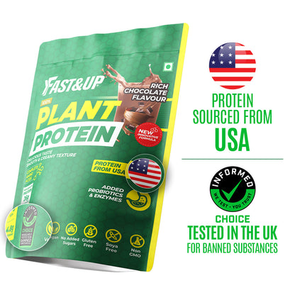 Fast&Up Plant Protein - Rich Chocolate – 500gms
