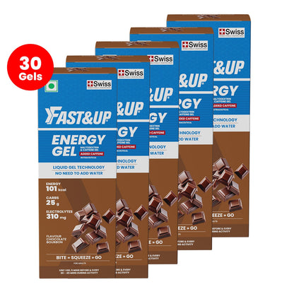 Fast&Up Energy Gel - Caffeinated - Chocolate Bourbon