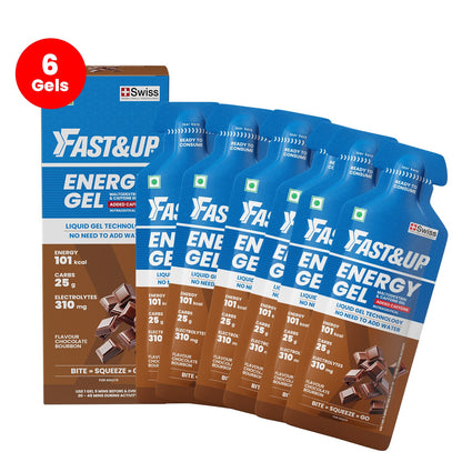 Fast&Up Energy Gel - Caffeinated - Chocolate Bourbon