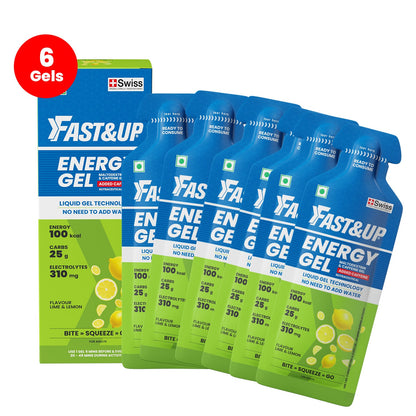 Fast&Up Energy Gel Caffeinated - Lime and Lemon