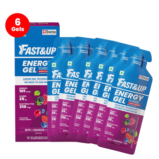 Fast&Up Energy Gel - Caffeinated - Mixed Berry