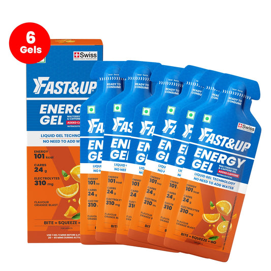 Fast&Up Energy Gel - Caffeinated - Orange Blast