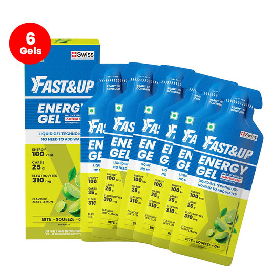 Fast&Up Energy Gel - Non Caffeinated - Zesty Lemon