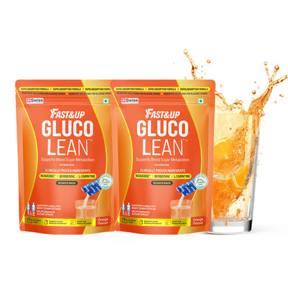 Fast&Up Glucolean For Low Glycaemic Response – Nature's GLP-1 - Orange