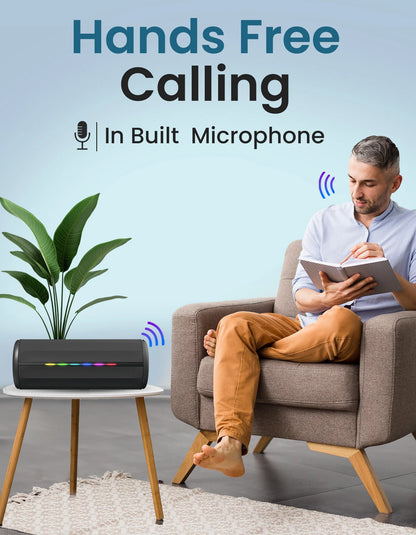 Portonics NOVA
Bluetooth 5.3V | Upto 5 Hours Playtime | Dual Passive Radiator | RGB LED Strip Lights