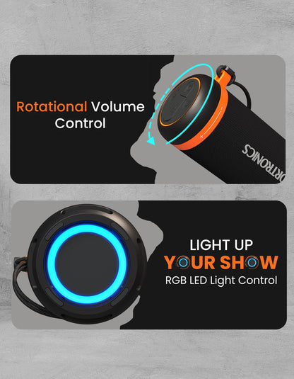 Portonics Breeze 7
Rotational Volume Control | Bluetooth 5.4V | Upto 6 Hours Playtime | Type C Charging