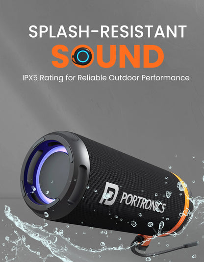 Portonics Breeze 7
Rotational Volume Control | Bluetooth 5.4V | Upto 6 Hours Playtime | Type C Charging