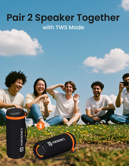Portonics Breeze 7
Rotational Volume Control | Bluetooth 5.4V | Upto 6 Hours Playtime | Type C Charging