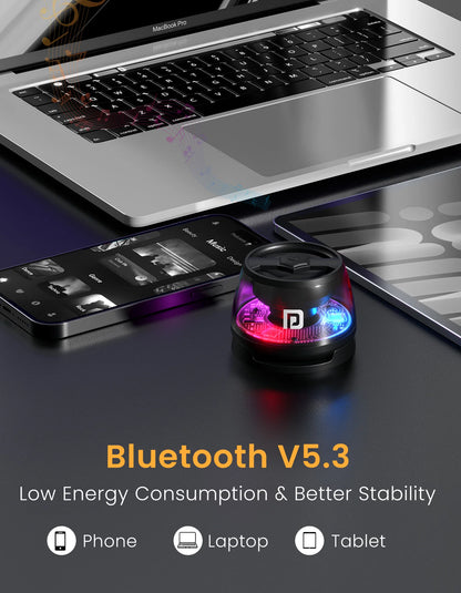 Portonics Nadya
6W HD Sound | RGB LED Lights | Magsafe Mobile Stand | Type C Charging