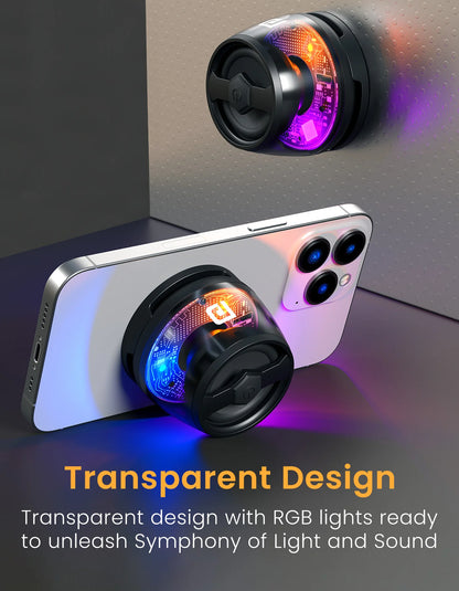 Portonics Nadya
6W HD Sound | RGB LED Lights | Magsafe Mobile Stand | Type C Charging