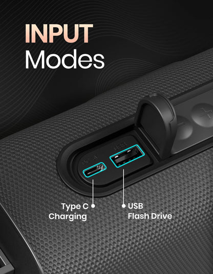 Portonics Resonate
14W Bluetooth Speaker | Upto 5 Hour Playtime | Leather Handle | Type C Fast Charging