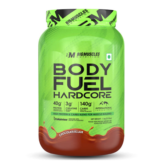 Big Muscles Body Fuel Hardcore 1 kg Chocolate Eclaires