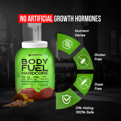 Big Muscles Body Fuel Hardcore 1 kg Chocolate Eclaires