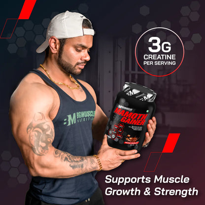 Big Muscles Mamoth Gainer 1kg Belgian Chocolate