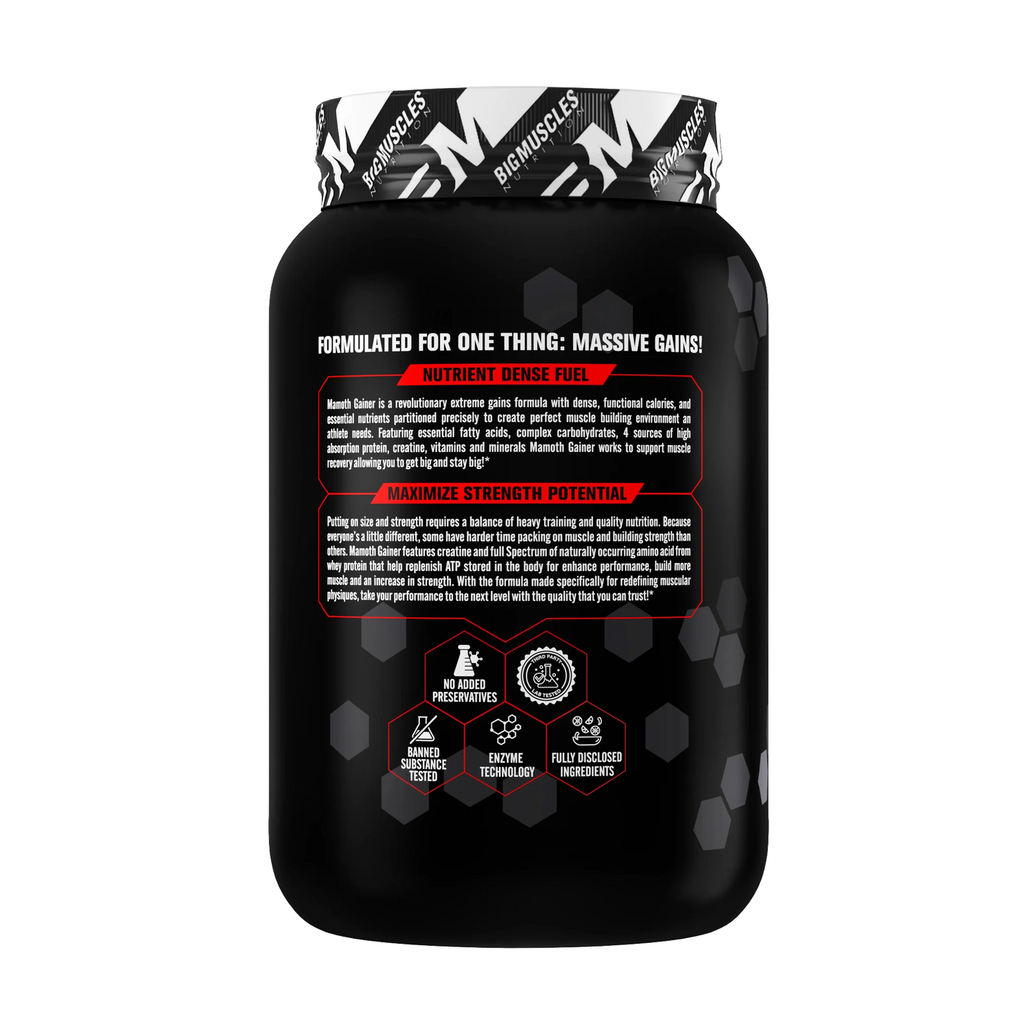 Big Muscles Mamoth Gainer 1kg Belgian Chocolate