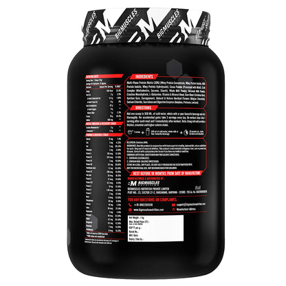 Big Muscles Mamoth Gainer 1kg Belgian Chocolate