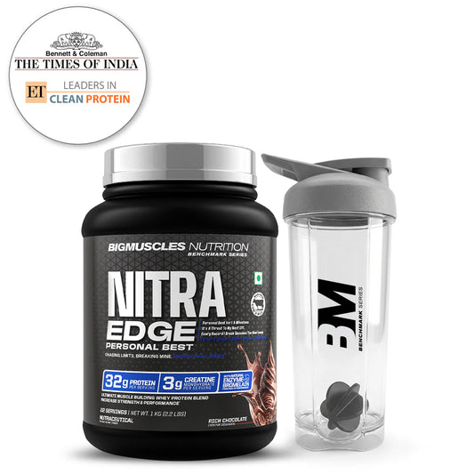 Big Muscles Nitra Edge | Clean Protein 1kg Rich Chocolate