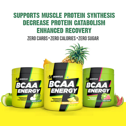 Big Muscles BCAA ENERGY Green Apple 20 servings (120g)