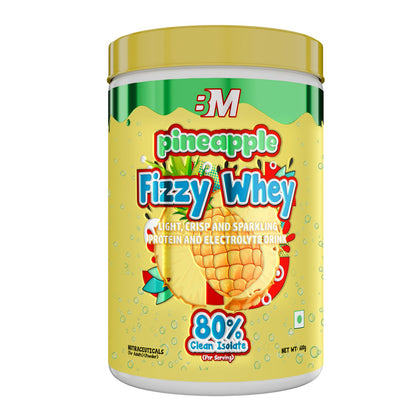 Big Muscles FIZZY WHEY PINEAPPLE 600g + FREE SHAKER