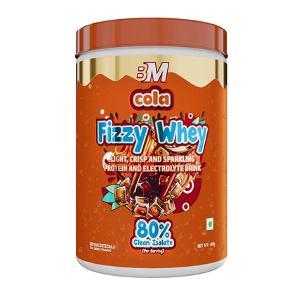 Big Muscles FIZZY WHEY COLA 600g + FREE SHAKER