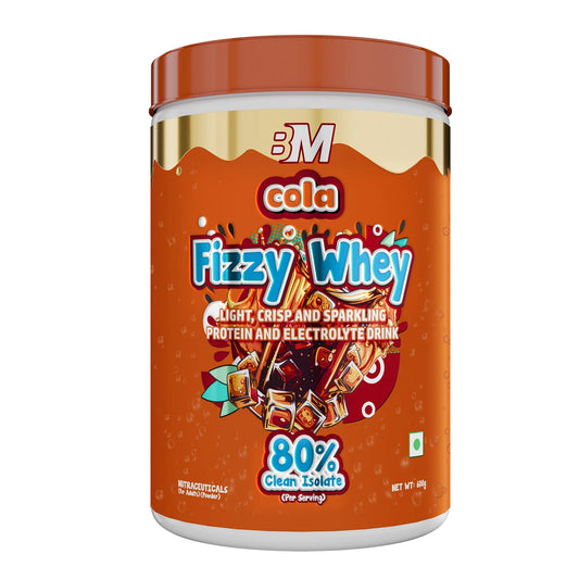 Big Muscles FIZZY WHEY COLA 600g + FREE SHAKER