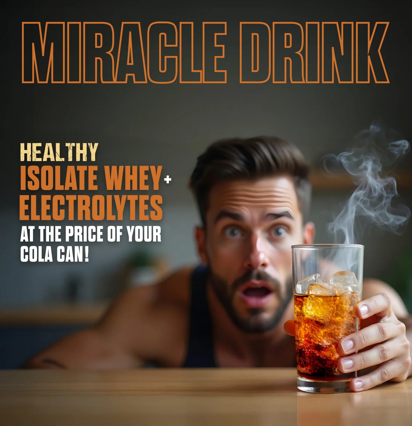 Big Muscles FIZZY WHEY COLA 600g + FREE SHAKER