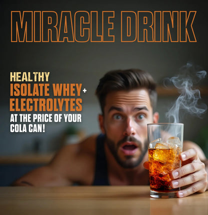 Big Muscles FIZZY WHEY COLA 600g + FREE SHAKER