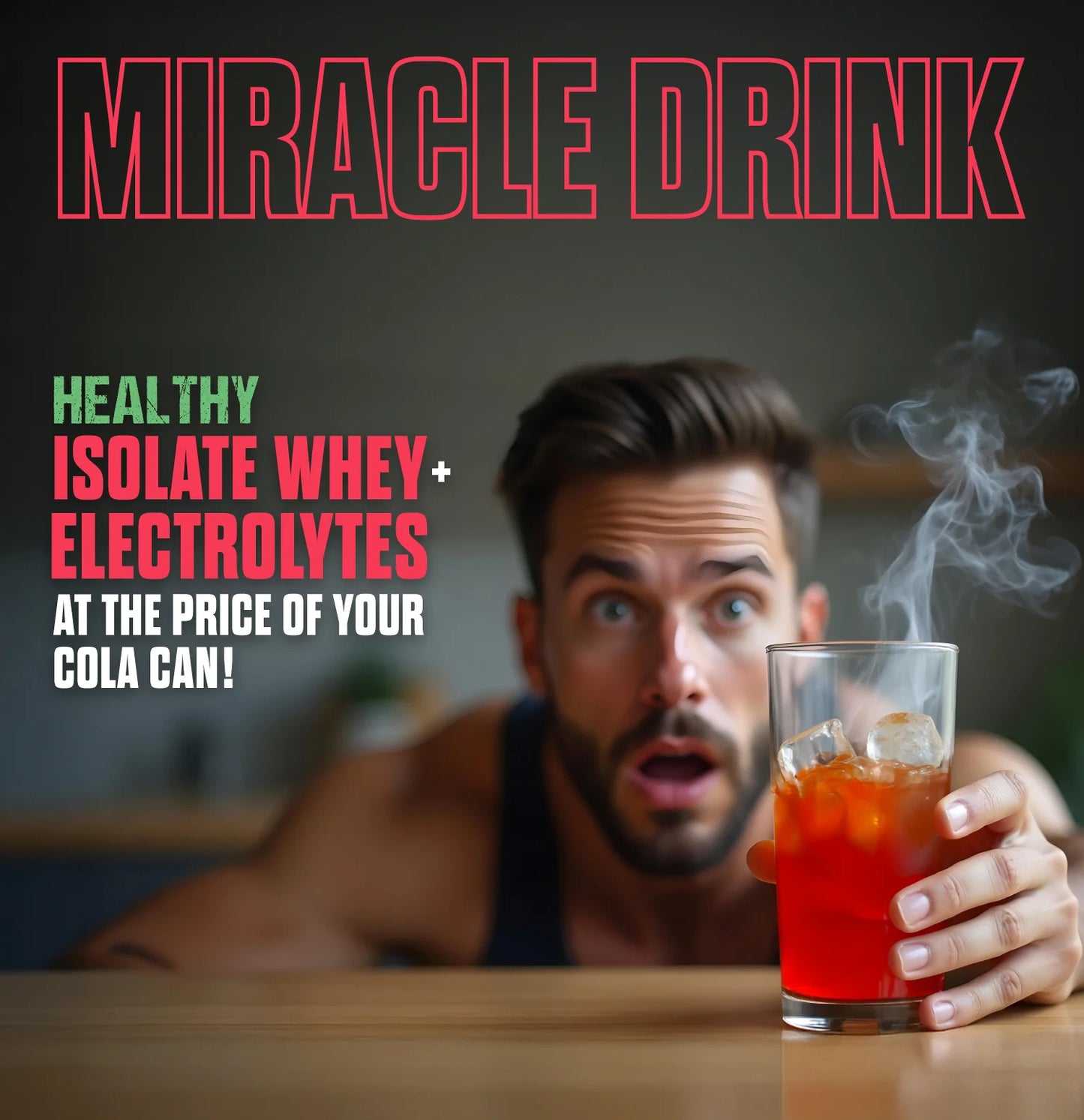 Big Muscles FIZZY WHEY APPLE 600g + FREE SHAKER