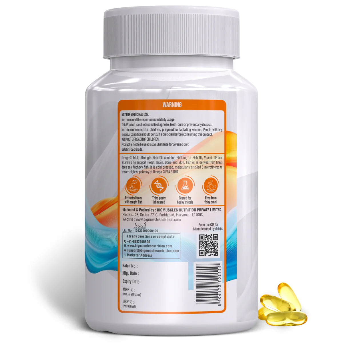 Big Muscles Omega 3 Fish Oil