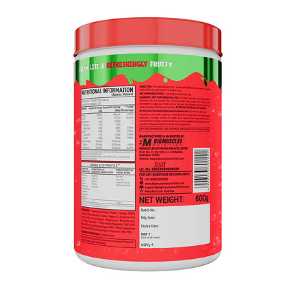 Big Muscles FIZZY WHEY APPLE 600g + FREE SHAKER