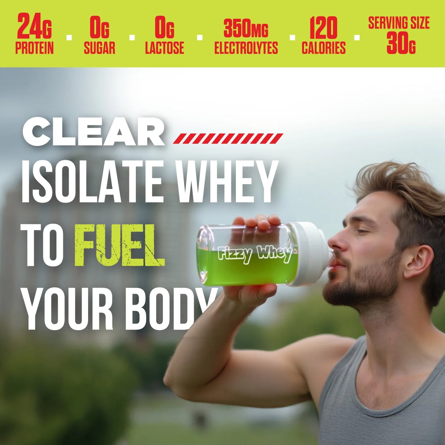 Big Muscles FIZZY WHEY PICANTE 600g + FREE SHAKER