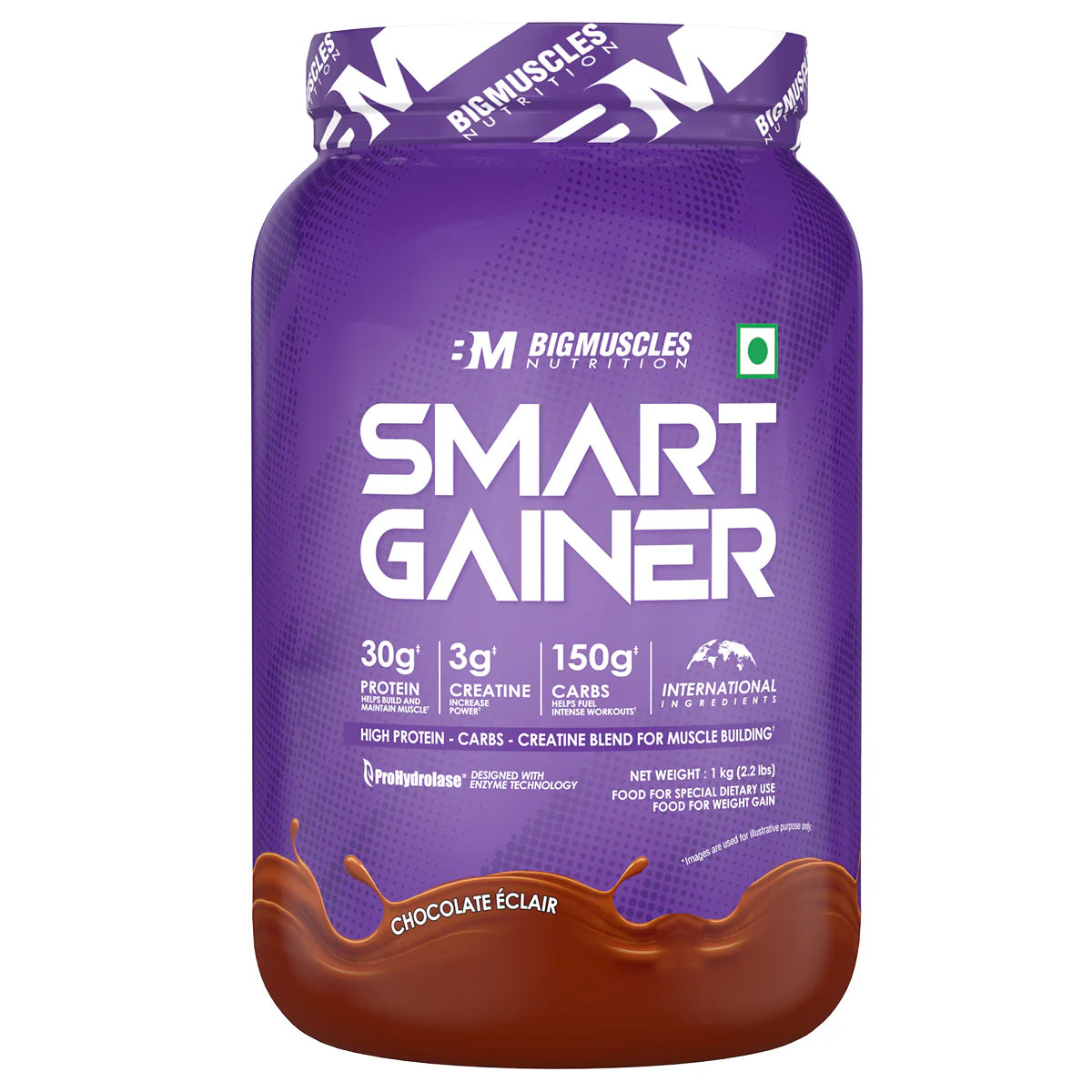 Big Muscles Smart Gainer Chocolate Eclaire 1 kg