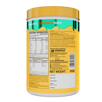 Big Muscles FIZZY WHEY MANGO 600g + FREE SHAKER